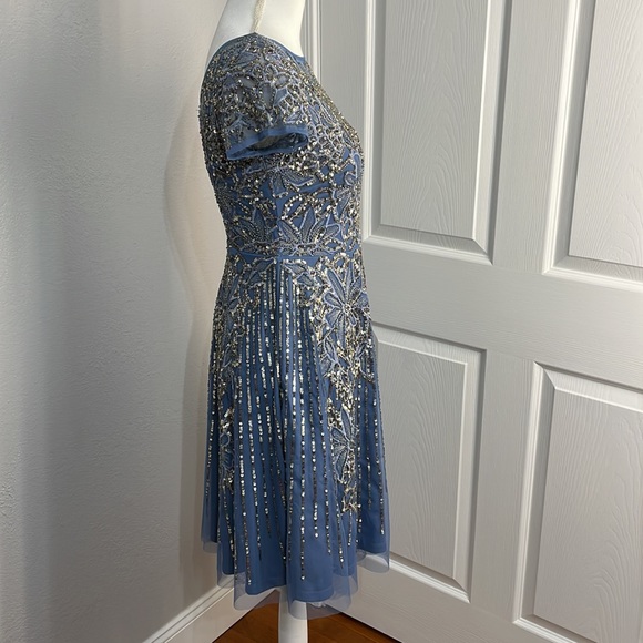 Aidan Maddox beaded cocktail dress size 0 - Picture 8 of 17